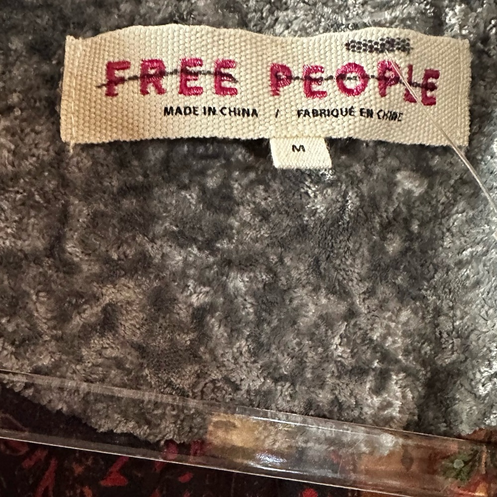 Free People Soho Crushed Velvet Duster Trench Jacket - Picture 10 of 11